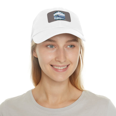 The Tug Is The Drug Dad Hat with Leather Patch, Casual Cap for Fishermen, Perfect Gift for Dad, Outdoor Adventures, Father's Day Gift, Unisex Cap - Get Tight Gear
