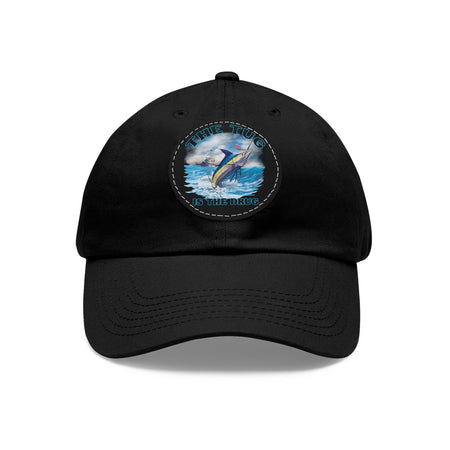 The Tug Is The Drug Dad Hat with Leather Patch, Casual Dad Cap, Summer Hat, Beachwear Accessory, Gift for Dad, Fishing Cap, Everyday Wear - Get Tight Gear