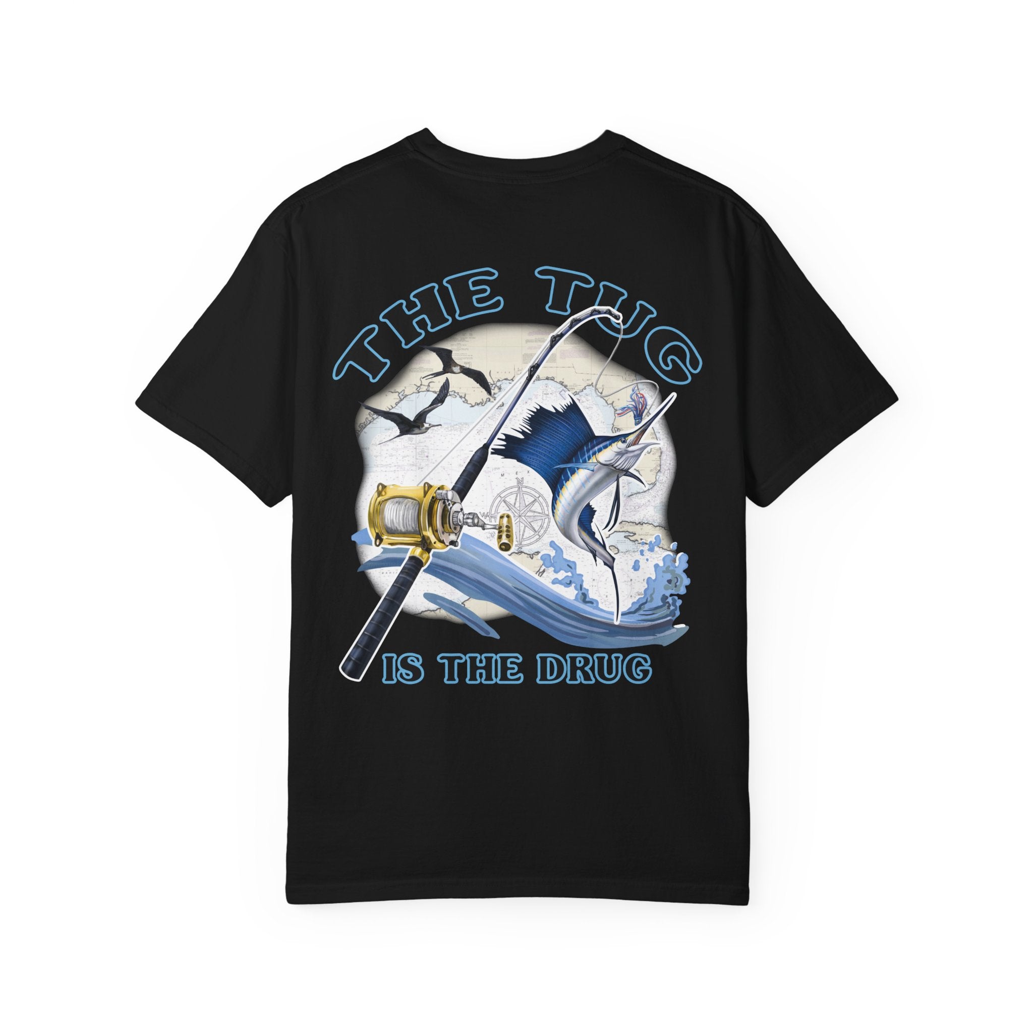 The Tug Is the Drug™ Design Vintage Fishing Unisex T-Shirt - Get Tight Gear