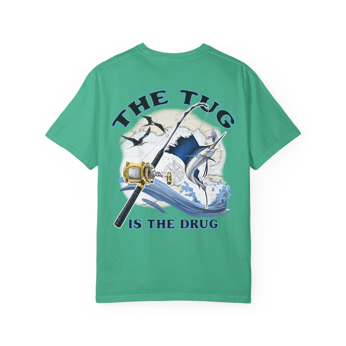 The Tug Is the Drug™ Design Vintage Fishing Unisex T-Shirt - Get Tight Gear