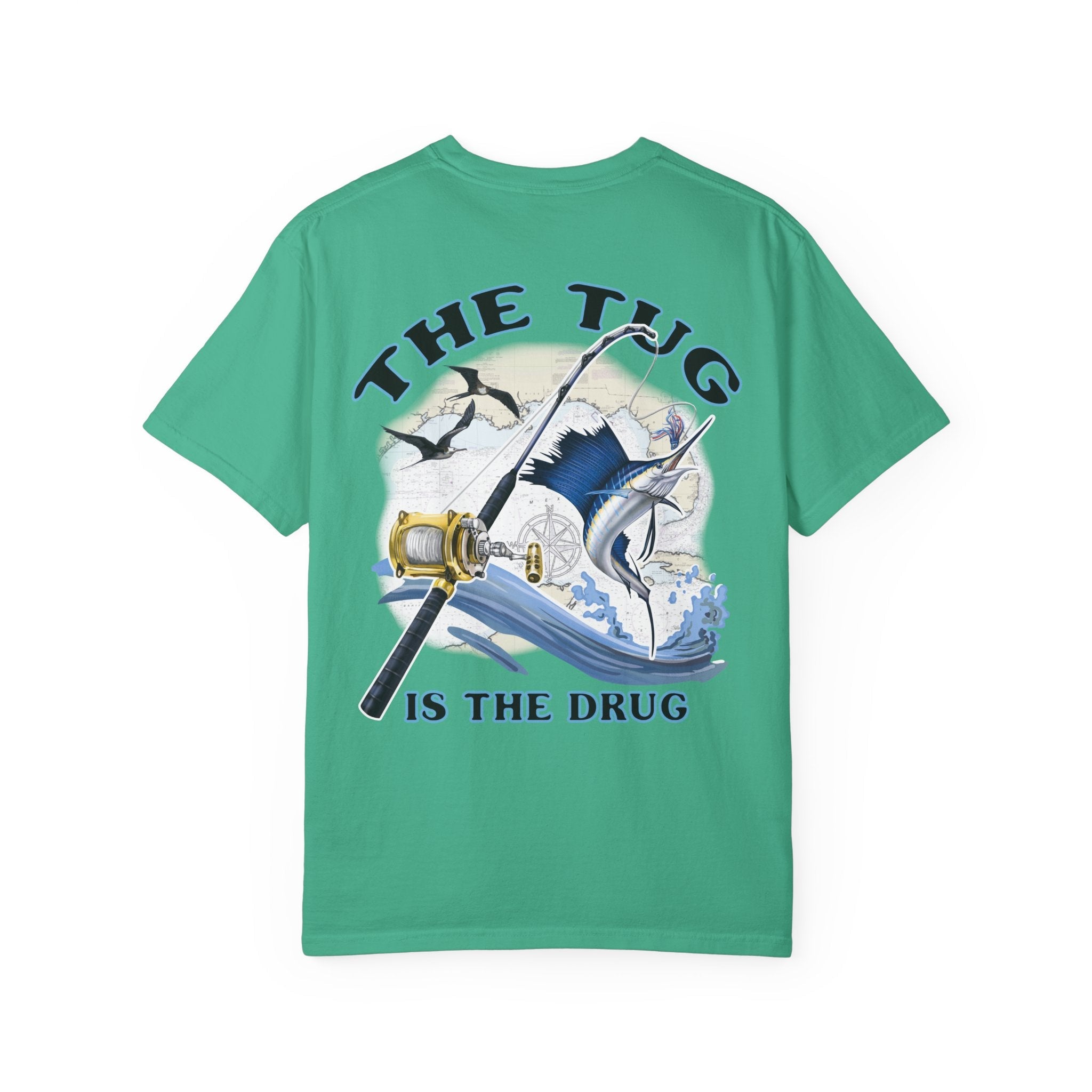 The Tug Is the Drug™ Design Vintage Fishing Unisex T-Shirt - Get Tight Gear