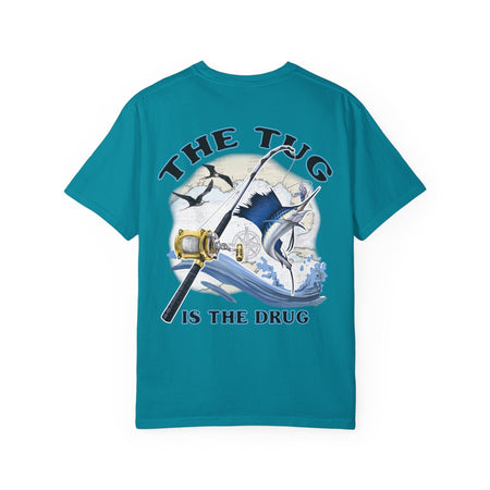 The Tug Is the Drug™ Design Vintage Fishing Unisex T-Shirt - Get Tight Gear