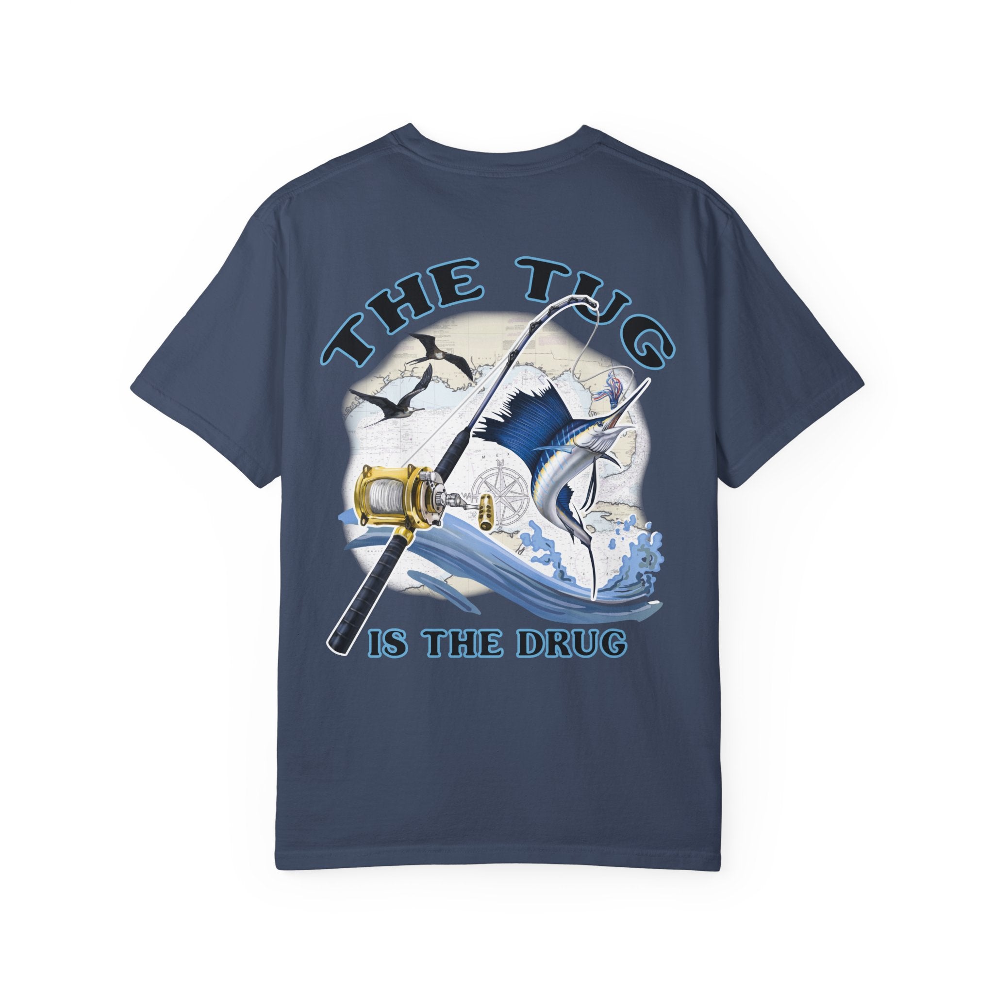 The Tug Is the Drug™ Design Vintage Fishing Unisex T-Shirt - Get Tight Gear