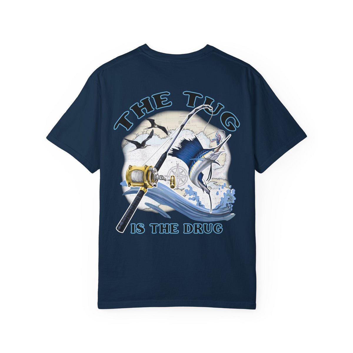 The Tug Is the Drug™ Design Vintage Fishing Unisex T-Shirt - Get Tight Gear