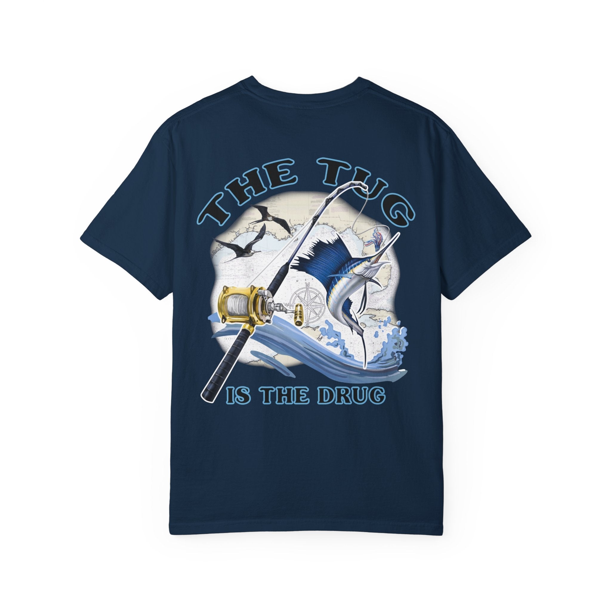 The Tug Is the Drug™ Design Vintage Fishing Unisex T-Shirt - Get Tight Gear