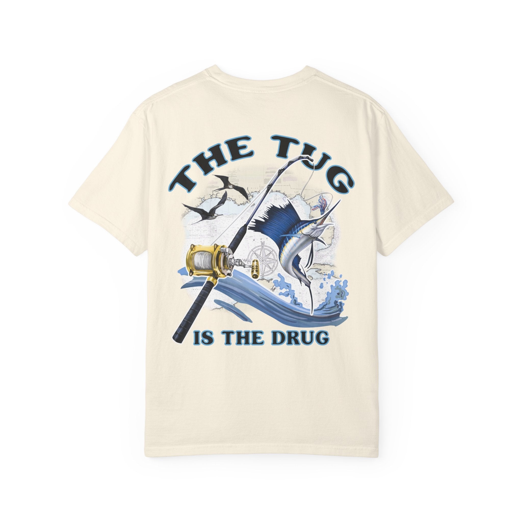 The Tug Is the Drug™ Design Vintage Fishing Unisex T-Shirt - Get Tight Gear