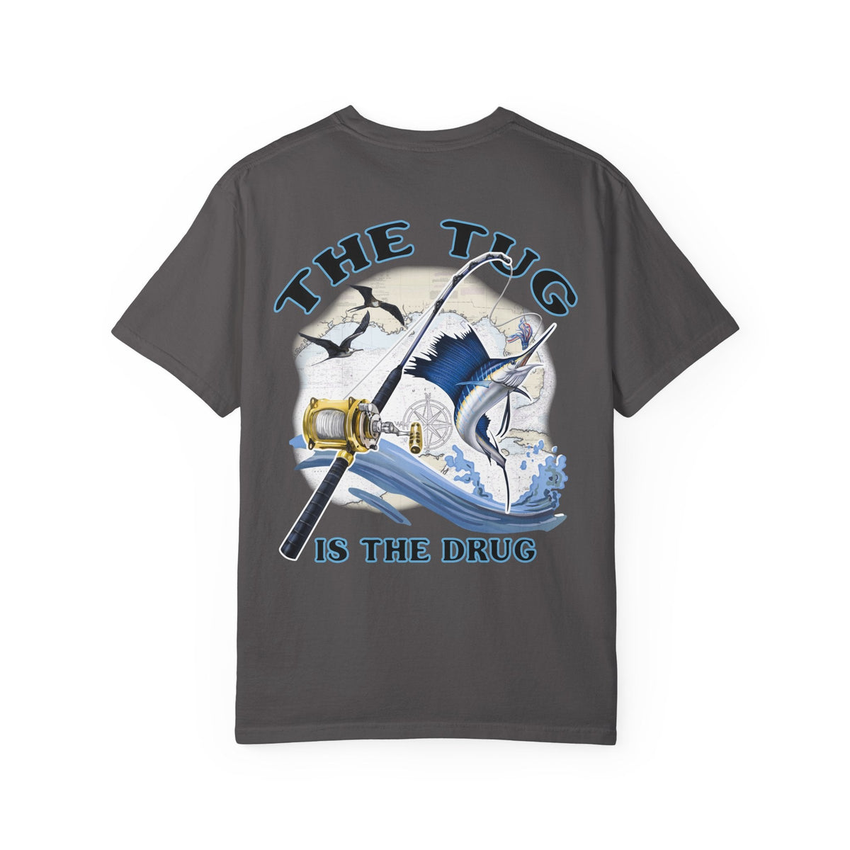 The Tug Is the Drug™ Design Vintage Fishing Unisex T-Shirt - Get Tight Gear