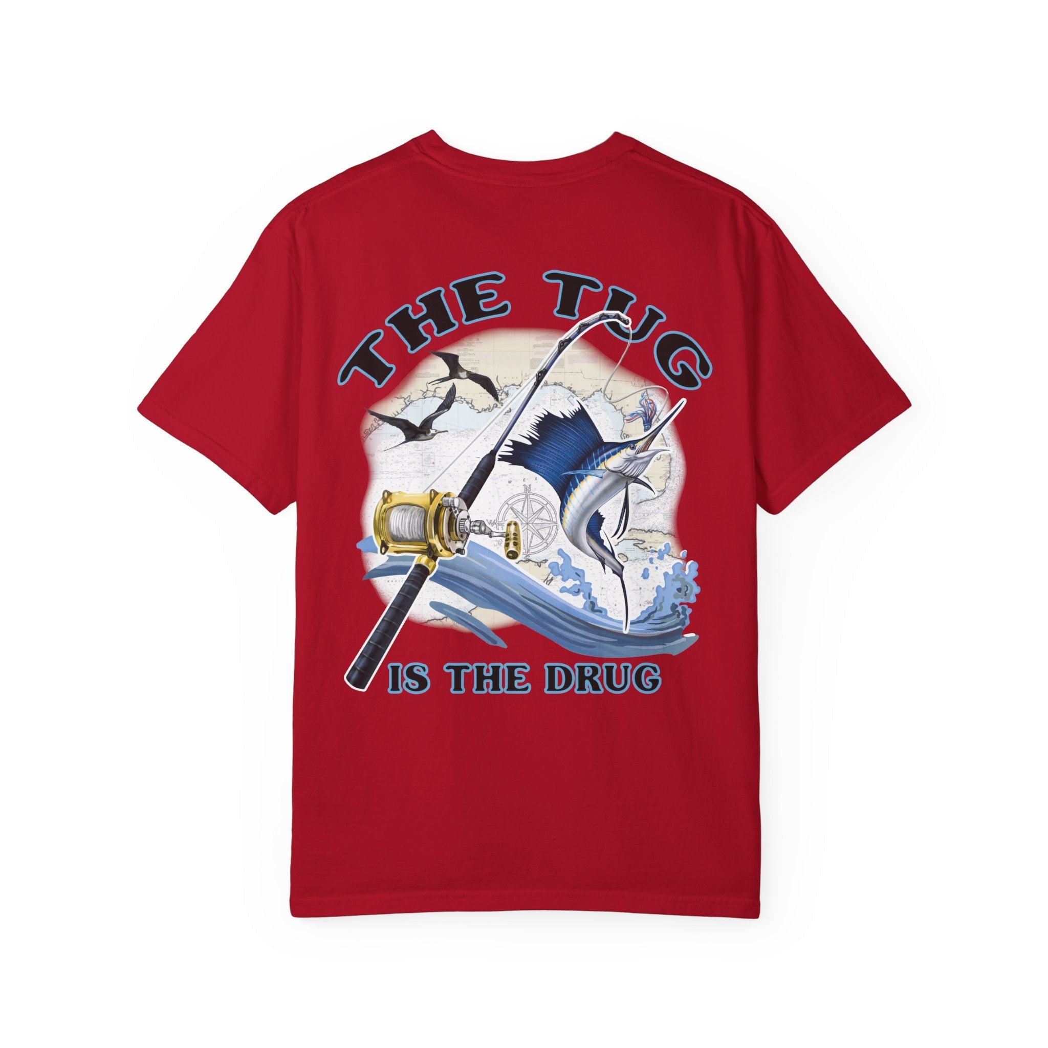 The Tug Is the Drug™ Design Vintage Fishing Unisex T-Shirt - Get Tight Gear