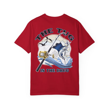 The Tug Is the Drug™ Design Vintage Fishing Unisex T-Shirt - Get Tight Gear