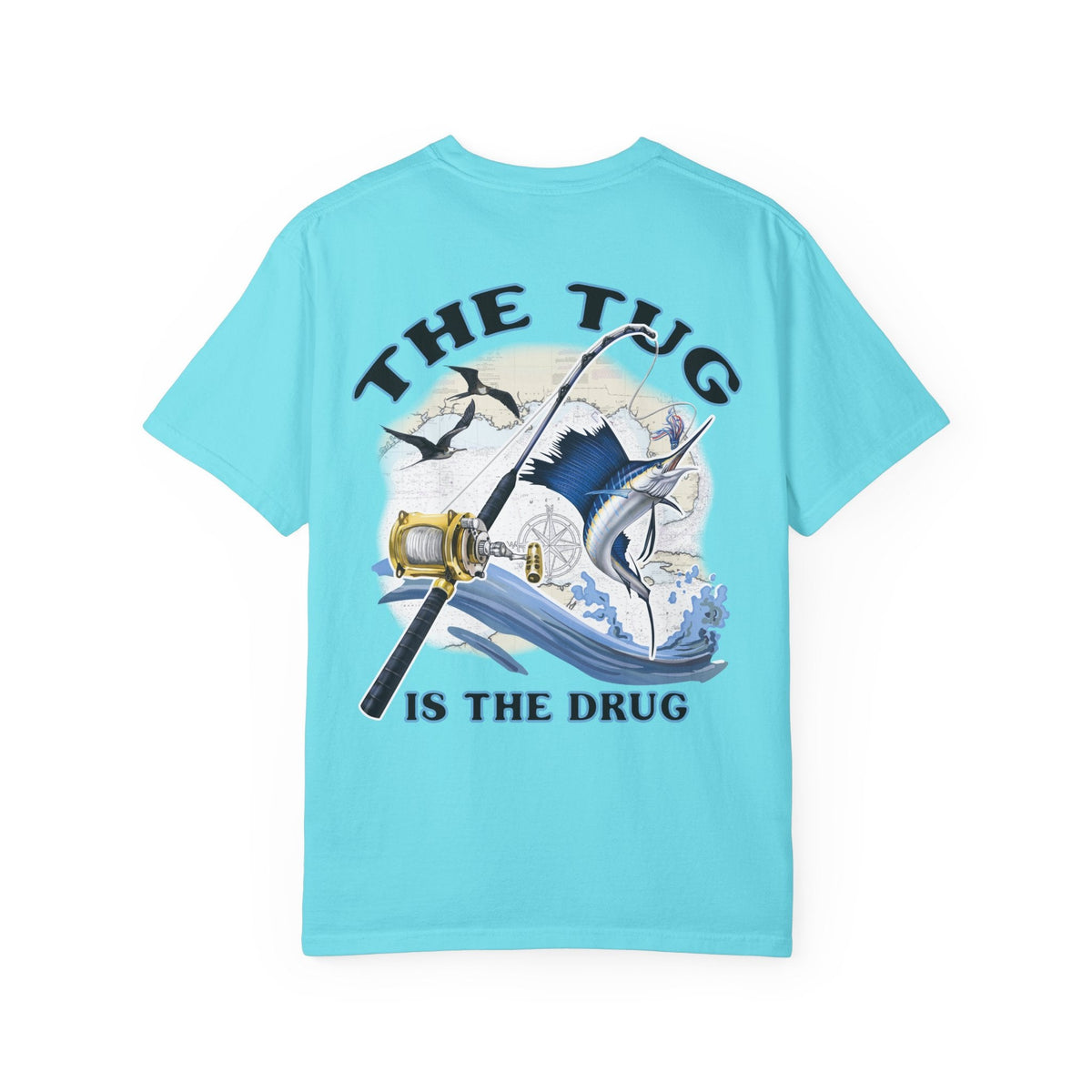 The Tug Is the Drug™ Design Vintage Fishing Unisex T-Shirt - Get Tight Gear