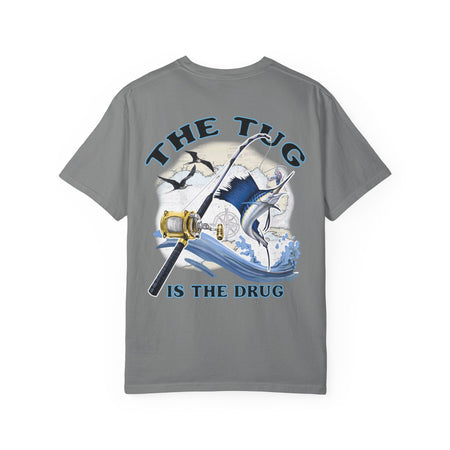The Tug Is the Drug™ Design Vintage Fishing Unisex T-Shirt - Get Tight Gear