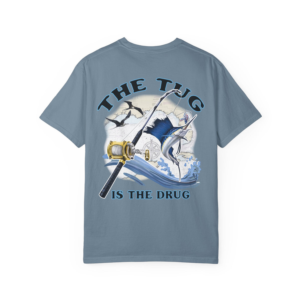 The Tug Is the Drug™ Design Vintage Fishing Unisex T-Shirt - Get Tight Gear