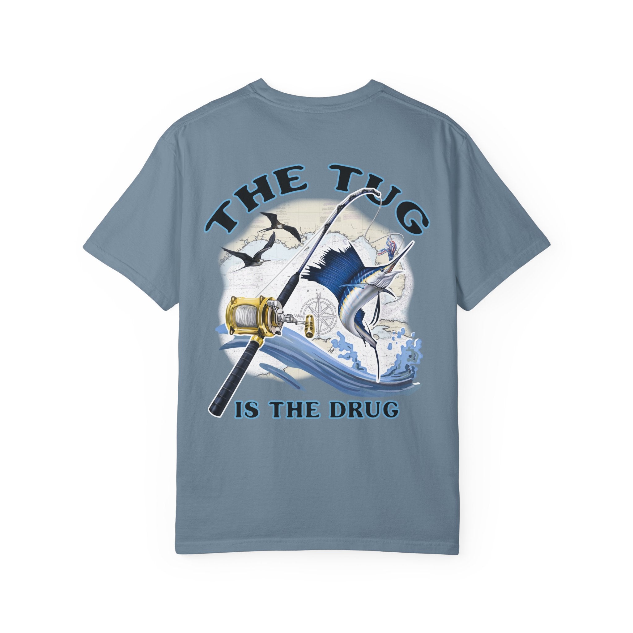 The Tug Is the Drug™ Design Vintage Fishing Unisex T-Shirt - Get Tight Gear