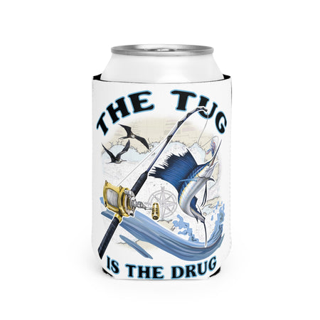 The Tug Is The Drug™ Fishing Can Cooler Sleeve - Perfect for Outdoor Enthusiasts - Get Tight Gear