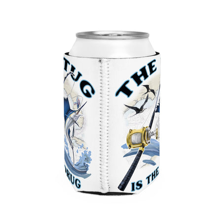 The Tug Is The Drug™ Fishing Can Cooler Sleeve - Perfect for Outdoor Enthusiasts - Get Tight Gear