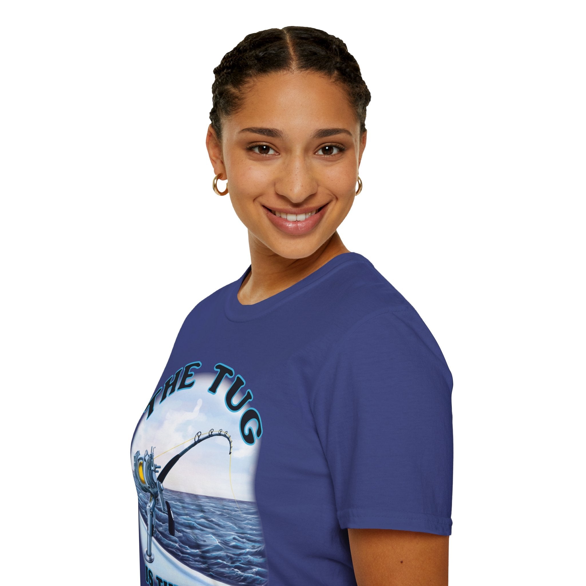 The Tug Is The Drug™ Fishing Enthusiast T-Shirt, Fun Fishing Tee, Fishing Gift, Outdoor Style, Summer Apparel, Angler Humor Shirt - Get Tight Gear