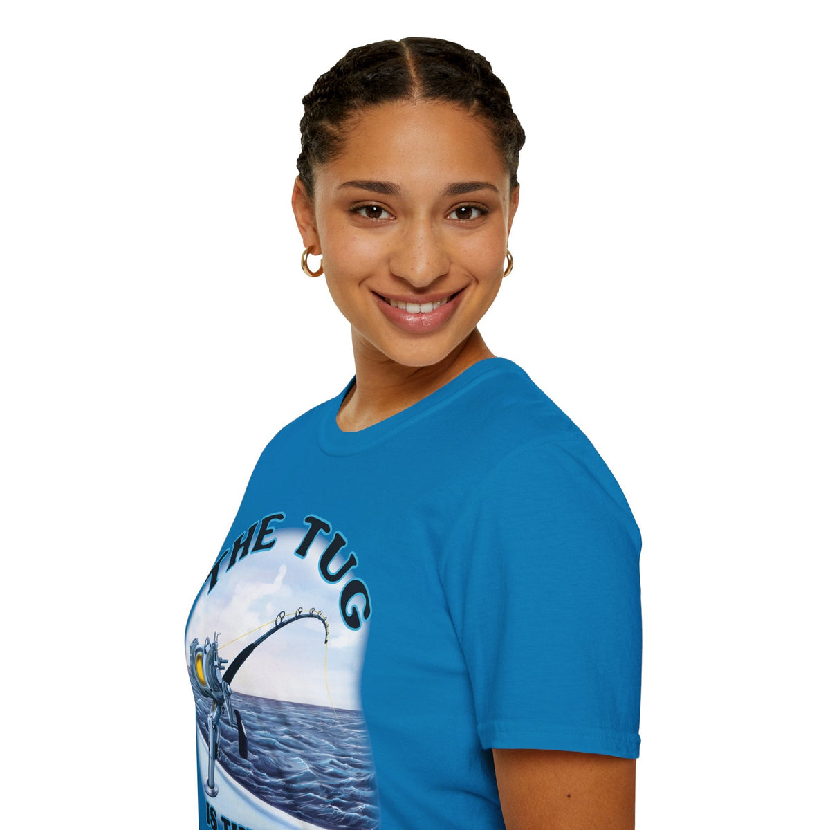 The Tug Is The Drug™ Fishing Enthusiast T-Shirt, Fun Fishing Tee, Fishing Gift, Outdoor Style, Summer Apparel, Angler Humor Shirt - Get Tight Gear