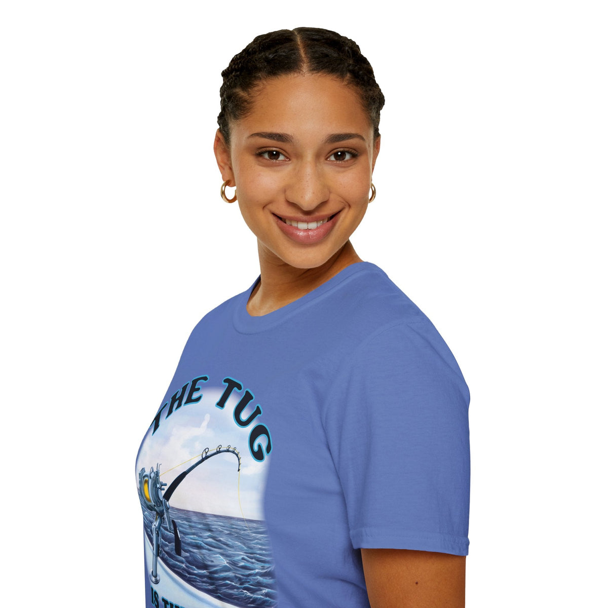 The Tug Is The Drug™ Fishing Enthusiast T-Shirt, Fun Fishing Tee, Fishing Gift, Outdoor Style, Summer Apparel, Angler Humor Shirt - Get Tight Gear