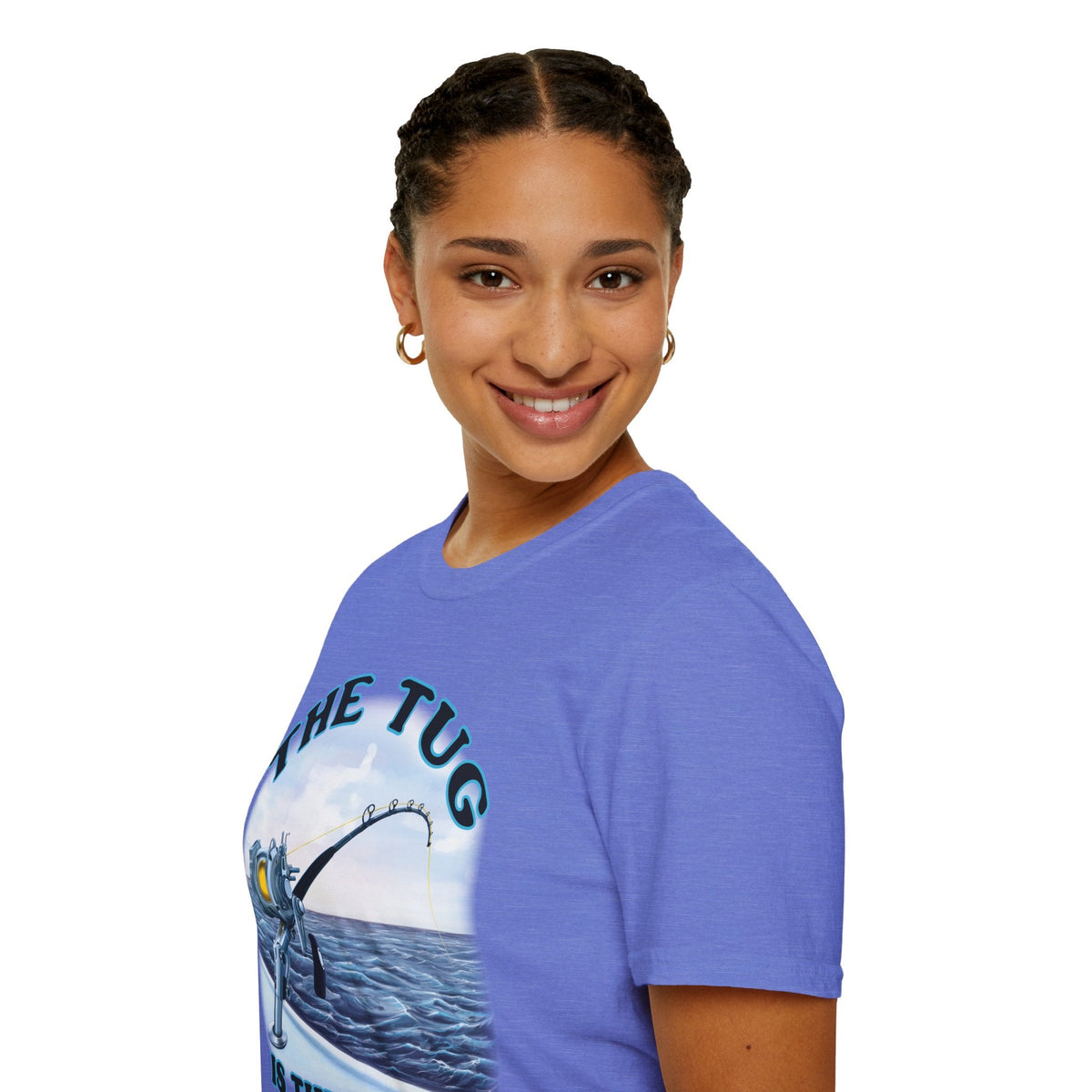 The Tug Is The Drug™ Fishing Enthusiast T-Shirt, Fun Fishing Tee, Fishing Gift, Outdoor Style, Summer Apparel, Angler Humor Shirt - Get Tight Gear