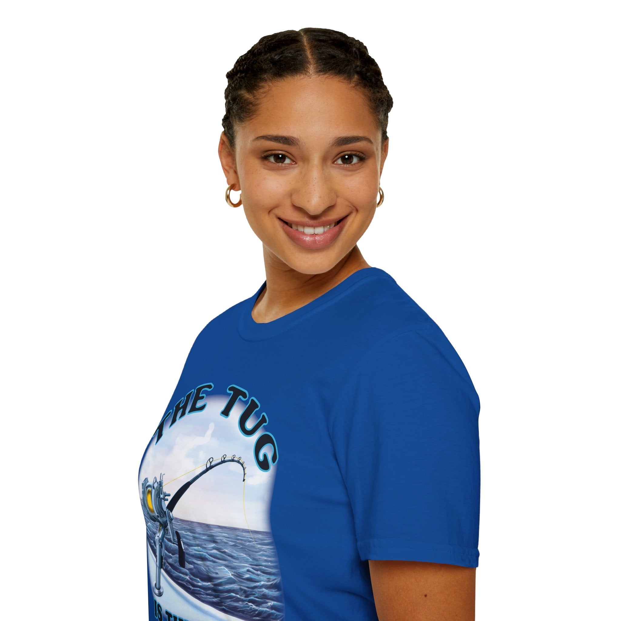 The Tug Is The Drug™ Fishing Enthusiast T-Shirt, Fun Fishing Tee, Fishing Gift, Outdoor Style, Summer Apparel, Angler Humor Shirt - Get Tight Gear