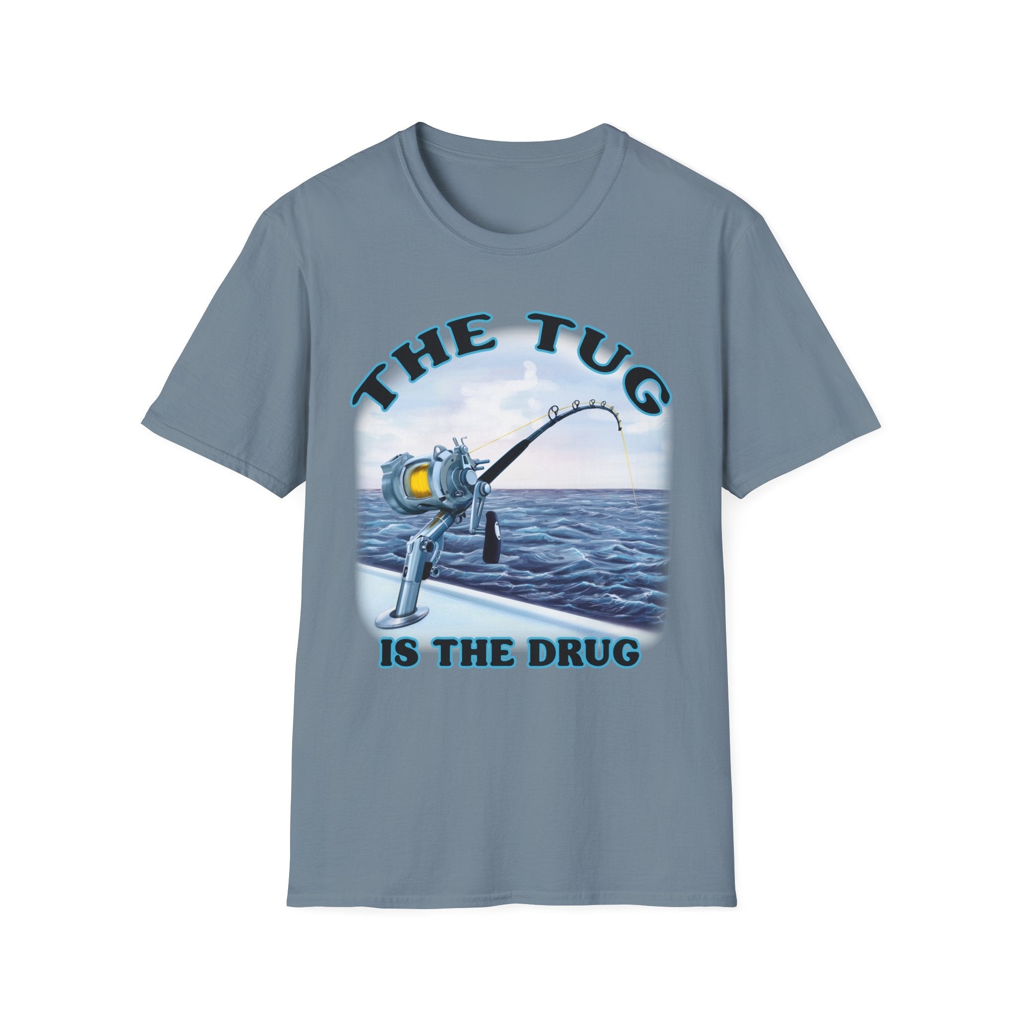 The Tug Is The Drug™ Fishing Enthusiast T-Shirt, Fun Fishing Tee, Fishing Gift, Outdoor Style, Summer Apparel, Angler Humor Shirt - Get Tight Gear