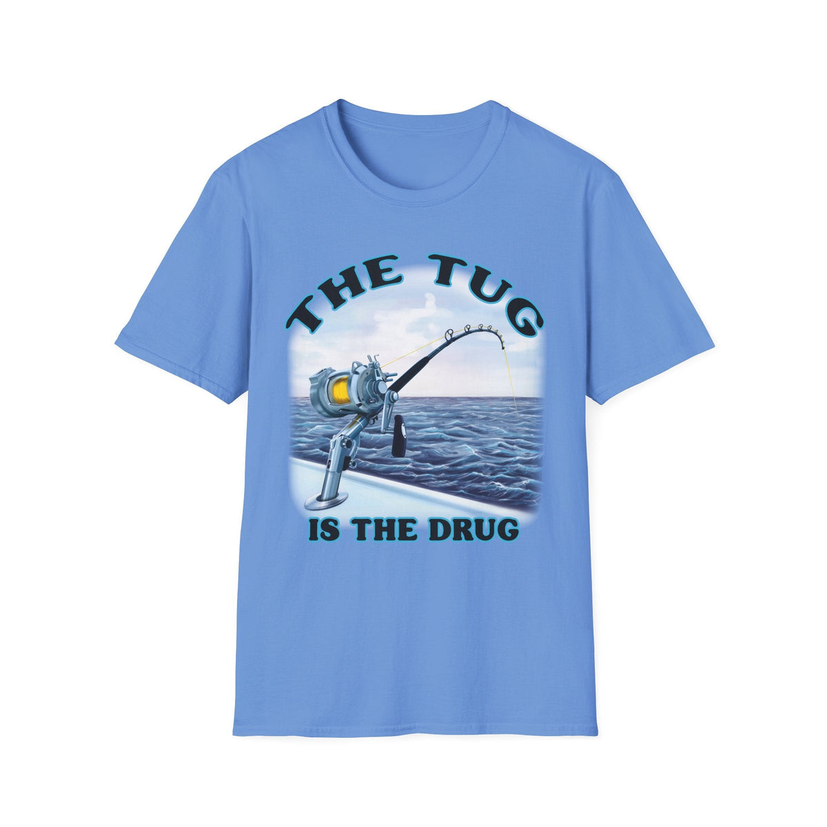 The Tug Is The Drug™ Fishing Enthusiast T-Shirt, Fun Fishing Tee, Fishing Gift, Outdoor Style, Summer Apparel, Angler Humor Shirt - Get Tight Gear