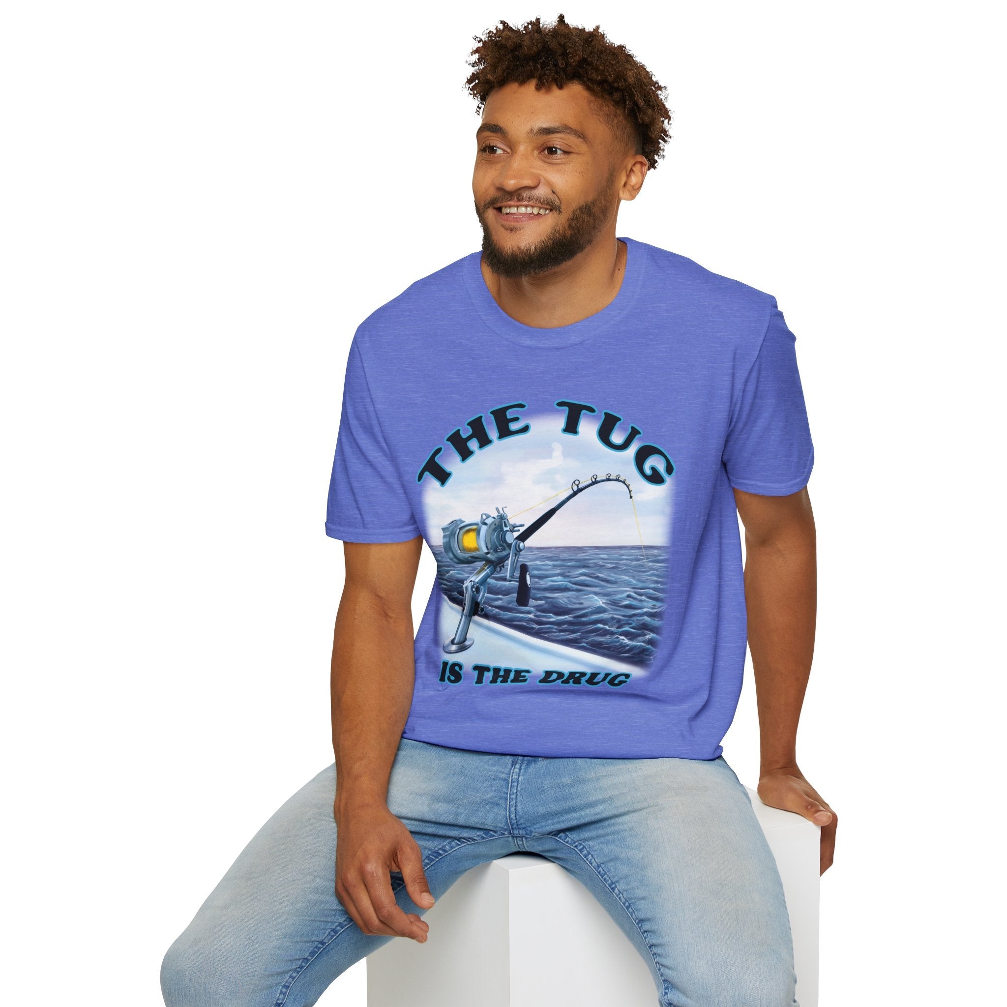 The Tug Is The Drug™ Fishing Enthusiast T-Shirt, Fun Fishing Tee, Fishing Gift, Outdoor Style, Summer Apparel, Angler Humor Shirt - Get Tight Gear