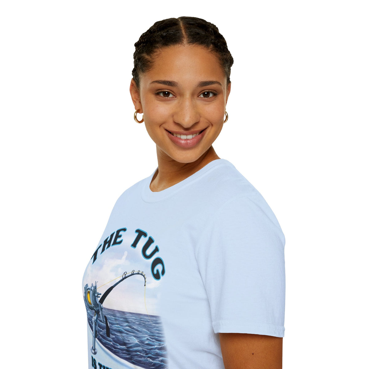 The Tug Is The Drug™ Fishing Enthusiast T-Shirt, Fun Fishing Tee, Fishing Gift, Outdoor Style, Summer Apparel, Angler Humor Shirt - Get Tight Gear