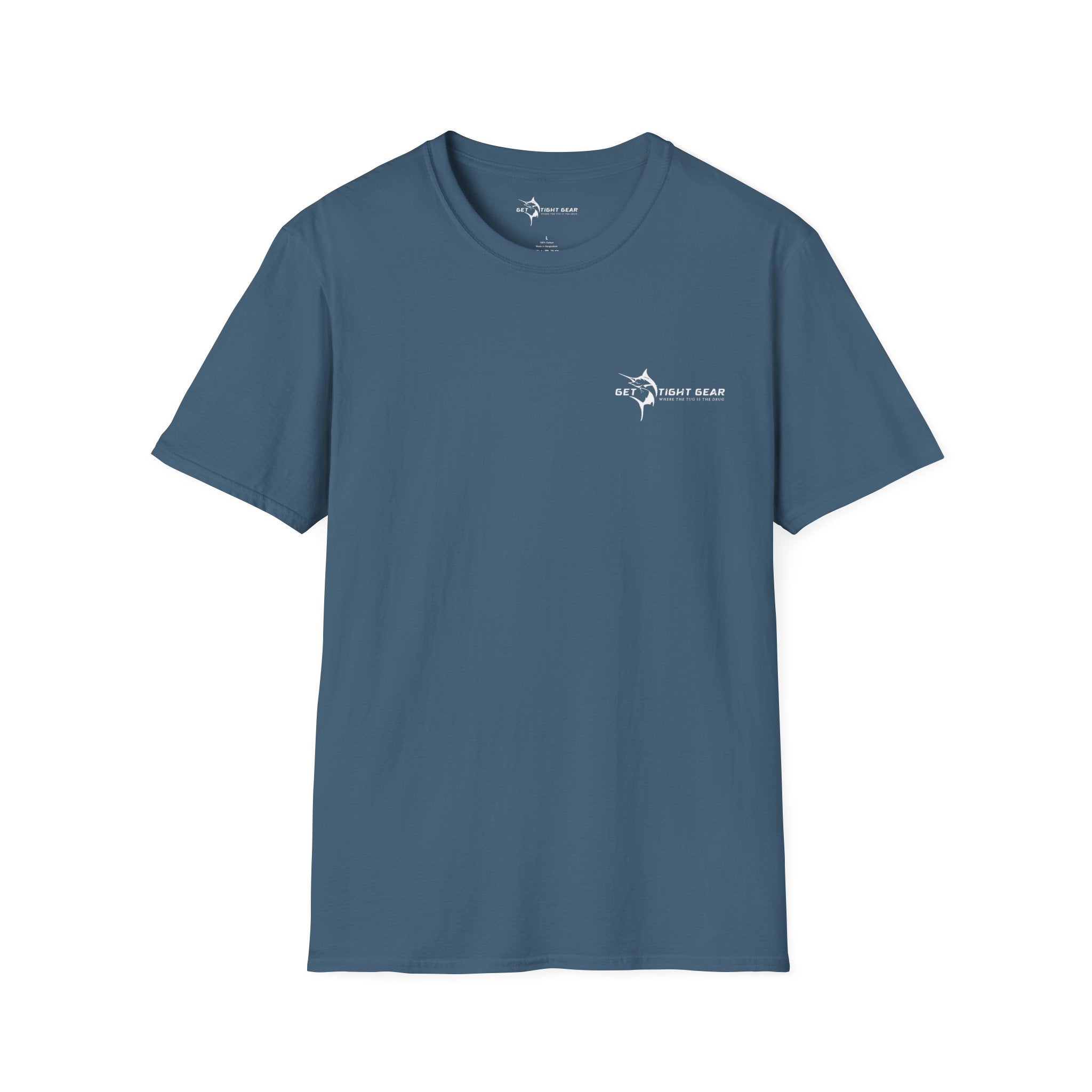 The Tug Is The Drug™ Fishing Enthusiast Unisex Softstyle T-Shirt | Coastal Vibes, Gift for Fishermen, Casual Wear, Outdoor Apparel, Beach Day - Get Tight Gear