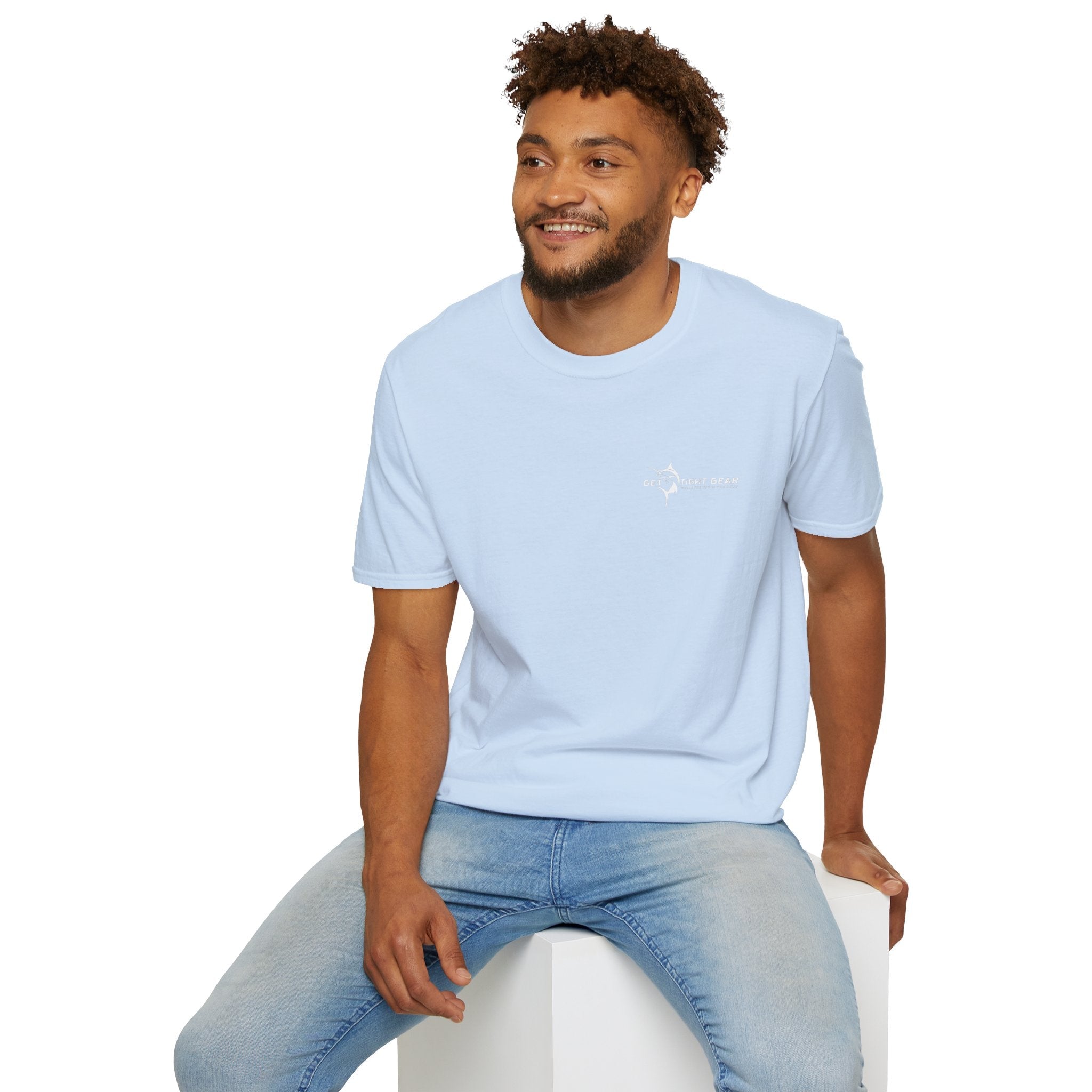 The Tug Is The Drug™ Fishing Enthusiast Unisex Softstyle T-Shirt | Coastal Vibes, Gift for Fishermen, Casual Wear, Outdoor Apparel, Beach Day - Get Tight Gear