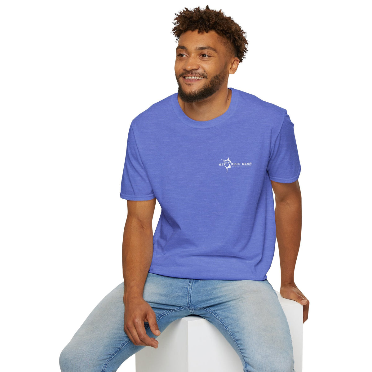 The Tug Is The Drug™ Fishing Enthusiast Unisex Softstyle T-Shirt | Coastal Vibes, Gift for Fishermen, Casual Wear, Outdoor Apparel, Beach Day - Get Tight Gear