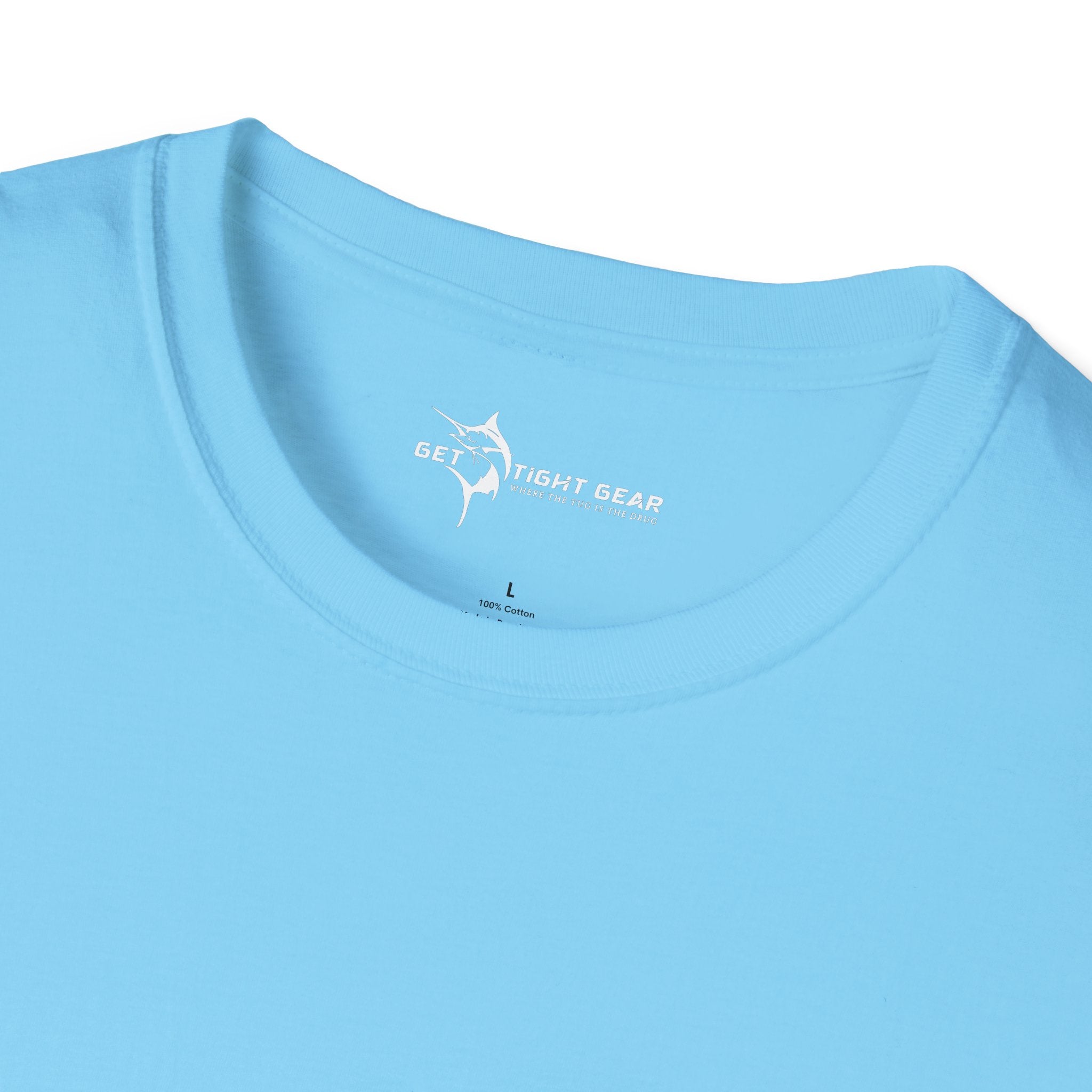 The Tug Is The Drug™ Fishing Enthusiast Unisex Softstyle T-Shirt | Coastal Vibes, Gift for Fishermen, Casual Wear, Outdoor Apparel, Beach Day - Get Tight Gear
