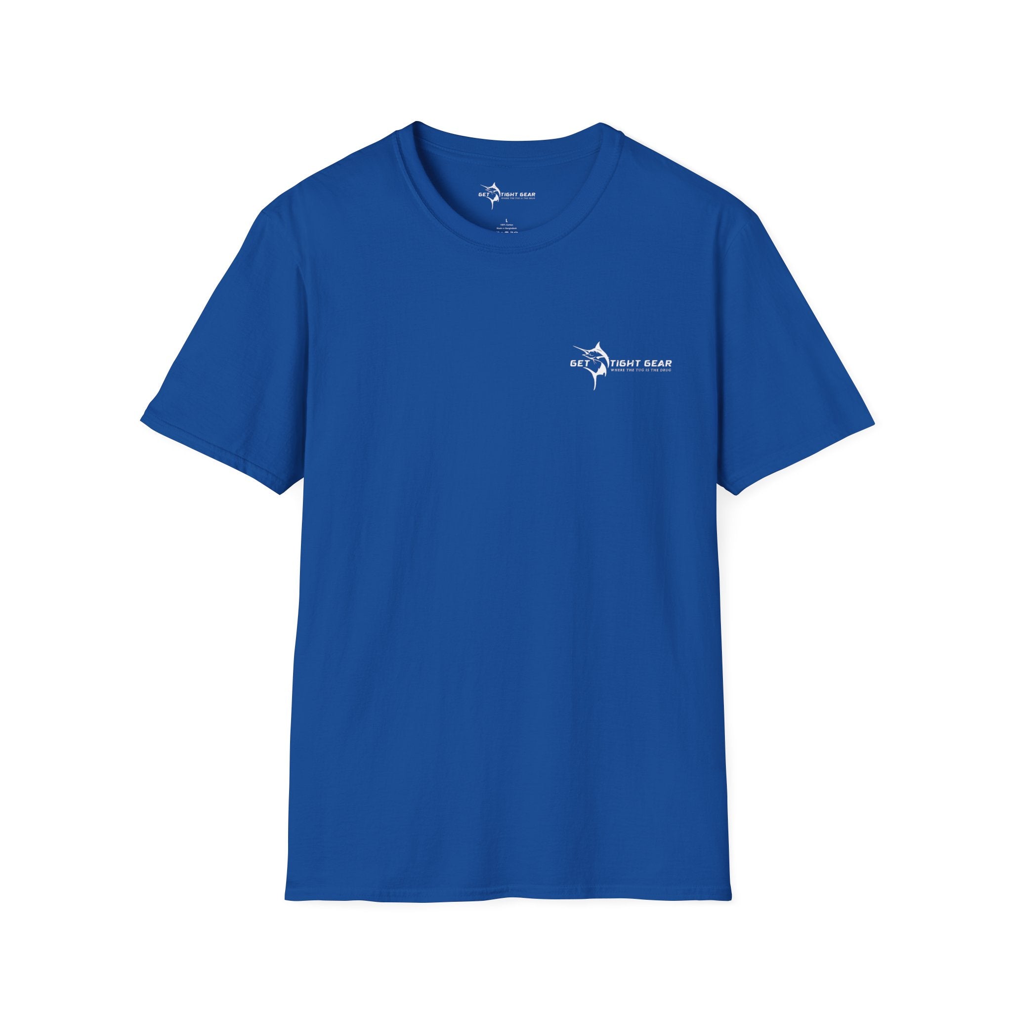 The Tug Is The Drug™ Fishing Enthusiast Unisex Softstyle T-Shirt | Coastal Vibes, Gift for Fishermen, Casual Wear, Outdoor Apparel, Beach Day - Get Tight Gear