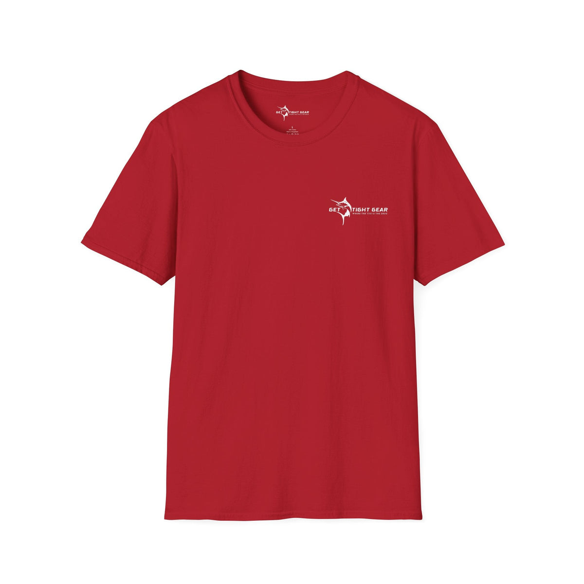 The Tug Is The Drug™ Fishing Enthusiast Unisex Softstyle T-Shirt | Coastal Vibes, Gift for Fishermen, Casual Wear, Outdoor Apparel, Beach Day - Get Tight Gear