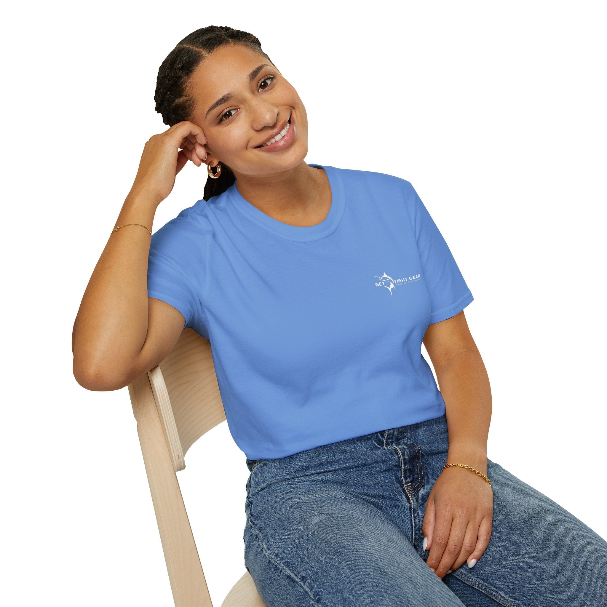The Tug Is The Drug™ Fishing Enthusiast Unisex Softstyle T-Shirt | Coastal Vibes, Gift for Fishermen, Casual Wear, Outdoor Apparel, Beach Day - Get Tight Gear