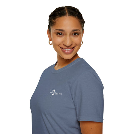 The Tug Is The Drug™ Fishing Enthusiast Unisex Softstyle T-Shirt | Coastal Vibes, Gift for Fishermen, Casual Wear, Outdoor Apparel, Beach Day - Get Tight Gear