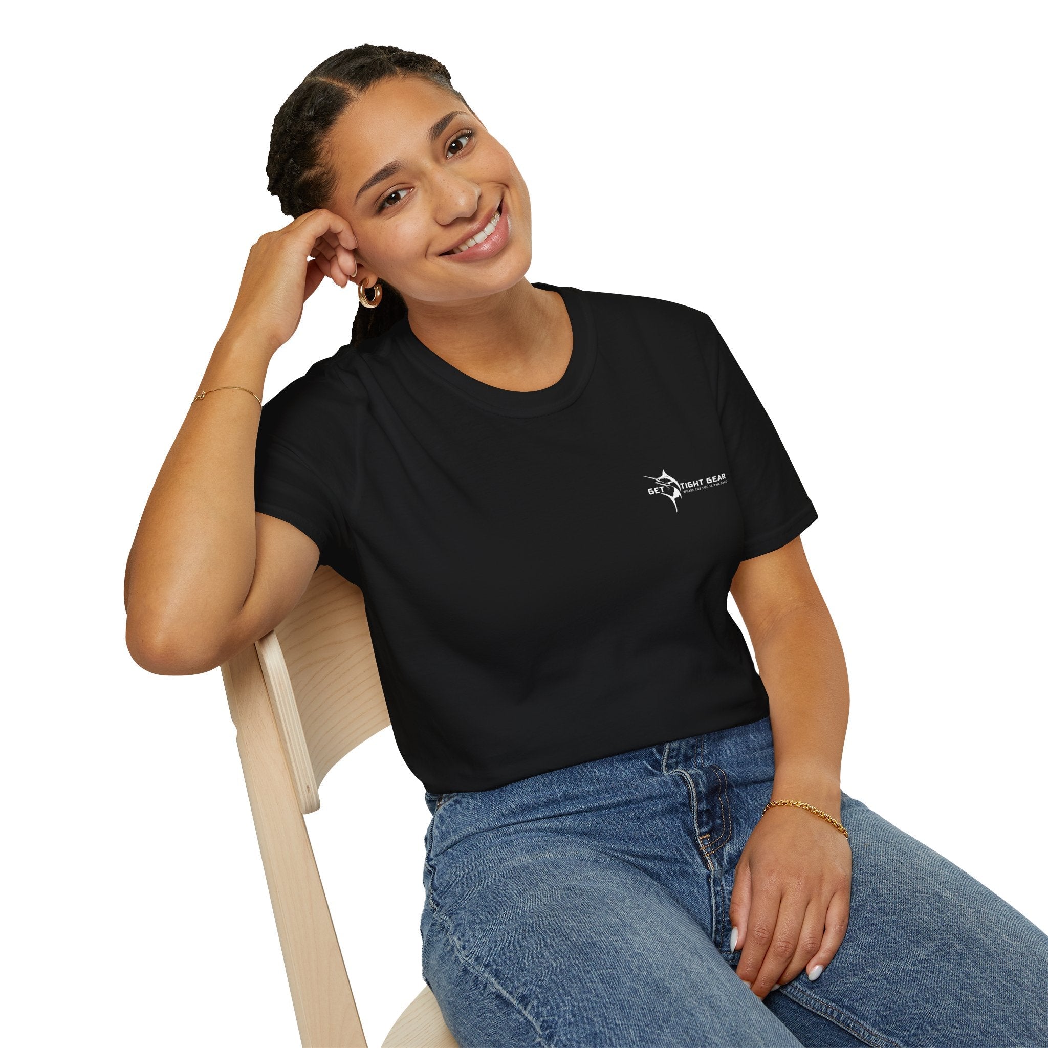 The Tug Is The Drug™ Fishing Enthusiast Unisex Softstyle T-Shirt | Coastal Vibes, Gift for Fishermen, Casual Wear, Outdoor Apparel, Beach Day - Get Tight Gear