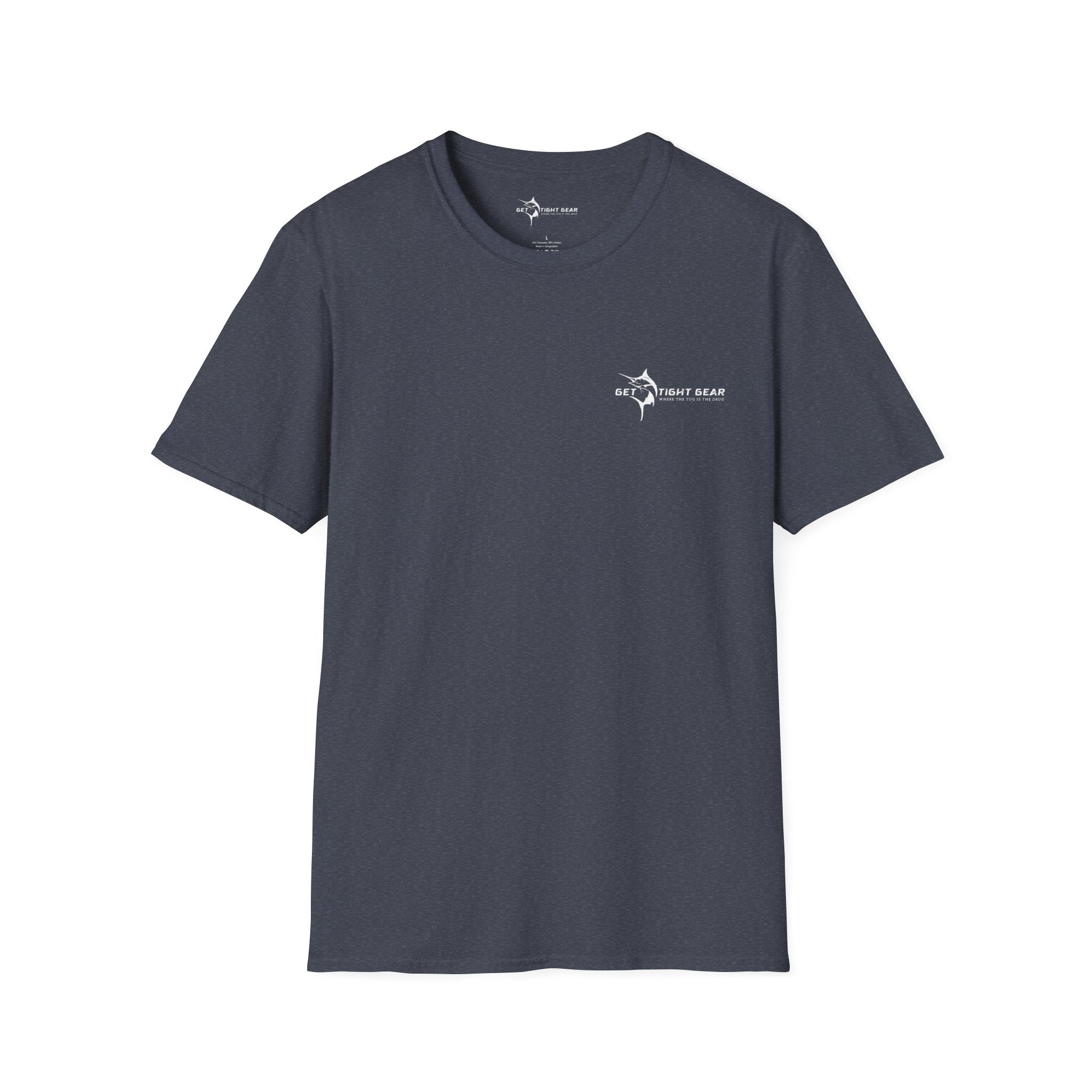 The Tug Is The Drug™ Fishing Enthusiast Unisex Softstyle T-Shirt | Coastal Vibes, Gift for Fishermen, Casual Wear, Outdoor Apparel, Beach Day - Get Tight Gear