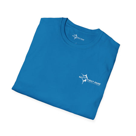 The Tug Is The Drug™ Fishing Enthusiast Unisex Softstyle T-Shirt | Coastal Vibes, Gift for Fishermen, Casual Wear, Outdoor Apparel, Beach Day - Get Tight Gear