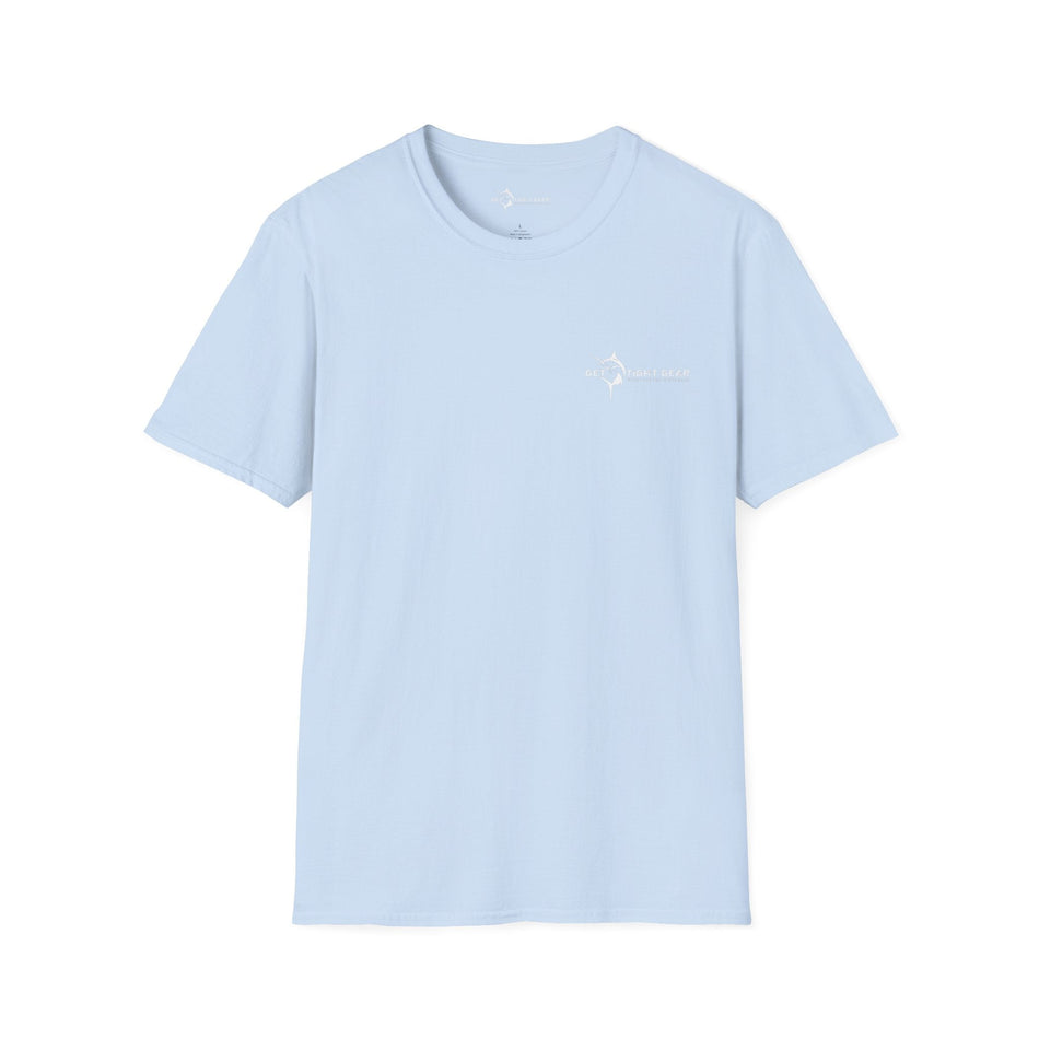 The Tug Is The Drug™ Fishing Enthusiast Unisex Softstyle T-Shirt | Coastal Vibes, Gift for Fishermen, Casual Wear, Outdoor Apparel, Beach Day - Get Tight Gear