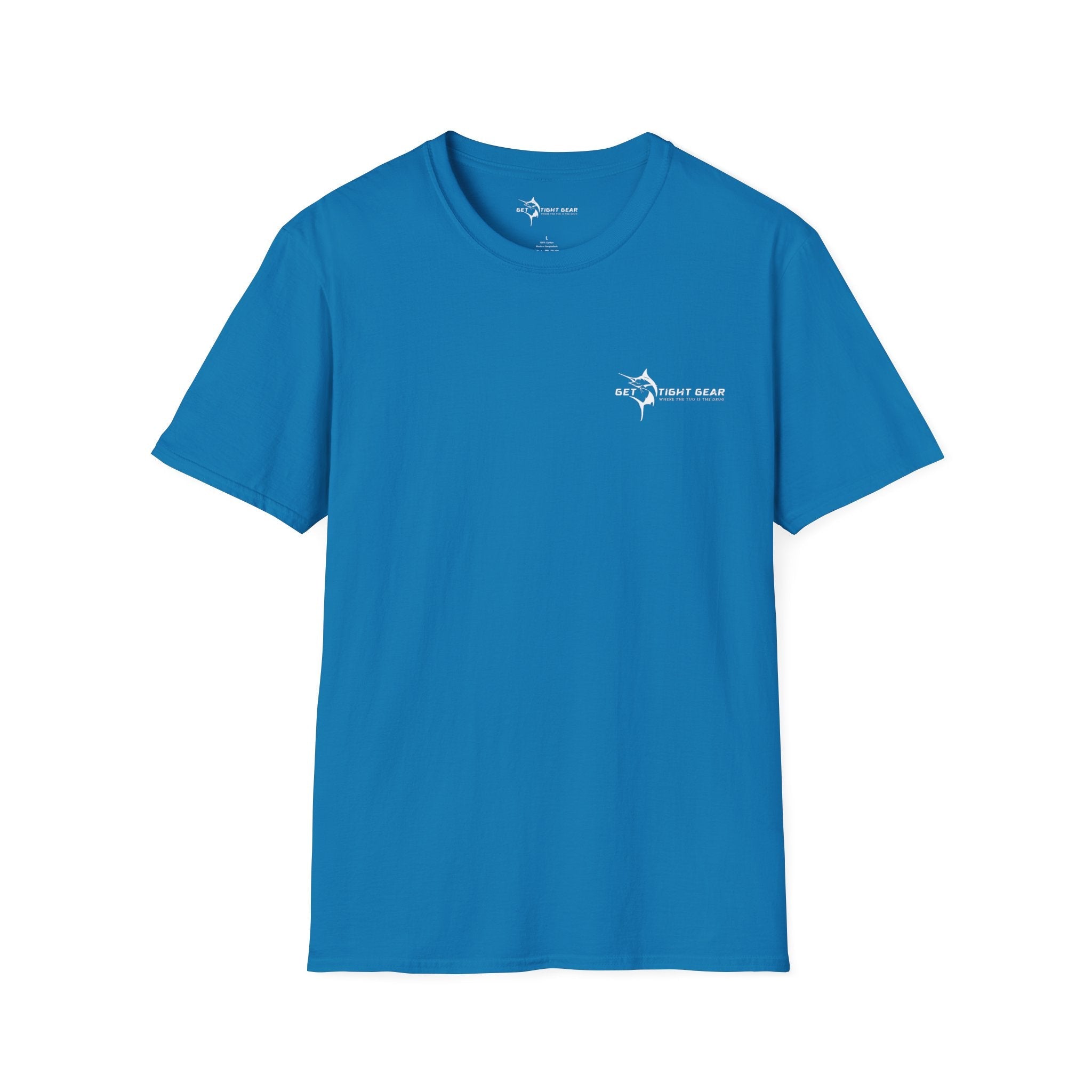 The Tug Is The Drug™ Fishing Enthusiast Unisex Softstyle T-Shirt | Coastal Vibes, Gift for Fishermen, Casual Wear, Outdoor Apparel, Beach Day - Get Tight Gear
