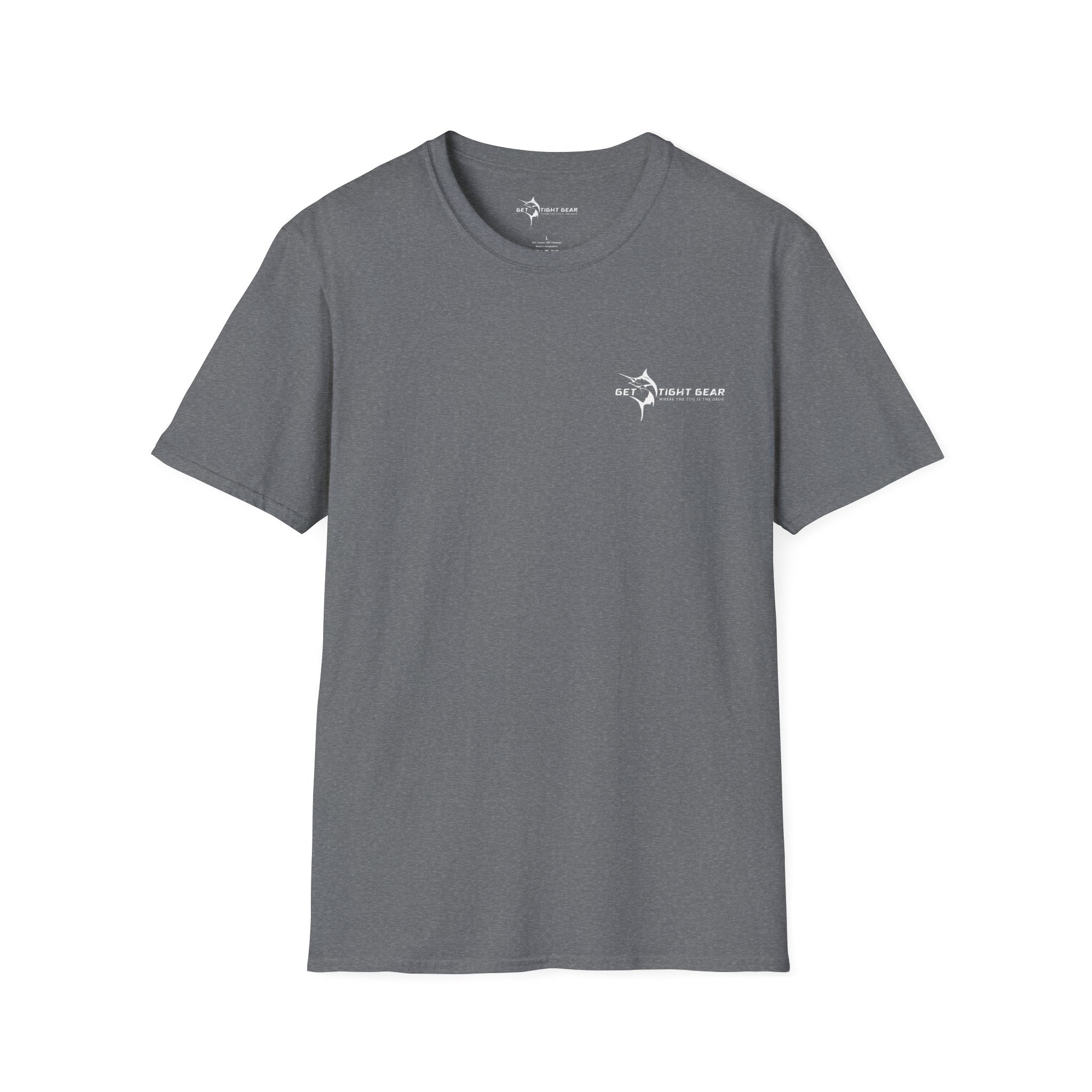 The Tug Is The Drug™ Fishing Enthusiast Unisex Softstyle T-Shirt | Coastal Vibes, Gift for Fishermen, Casual Wear, Outdoor Apparel, Beach Day - Get Tight Gear