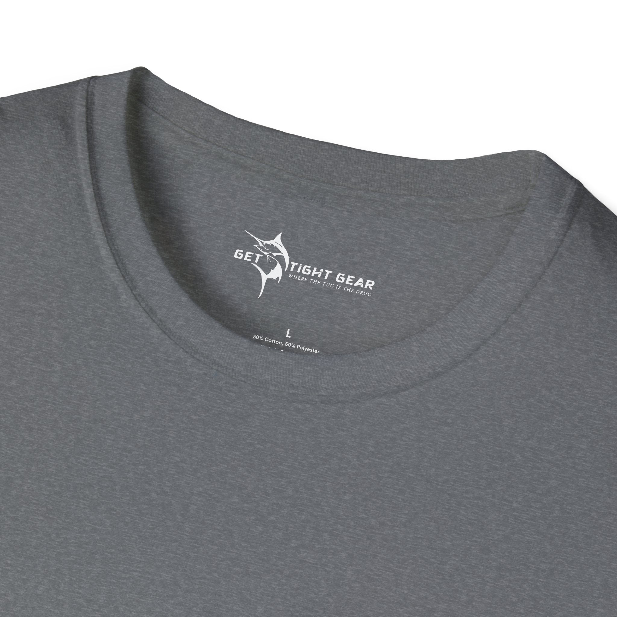 The Tug Is The Drug™ Fishing Enthusiast Unisex Softstyle T-Shirt | Coastal Vibes, Gift for Fishermen, Casual Wear, Outdoor Apparel, Beach Day - Get Tight Gear