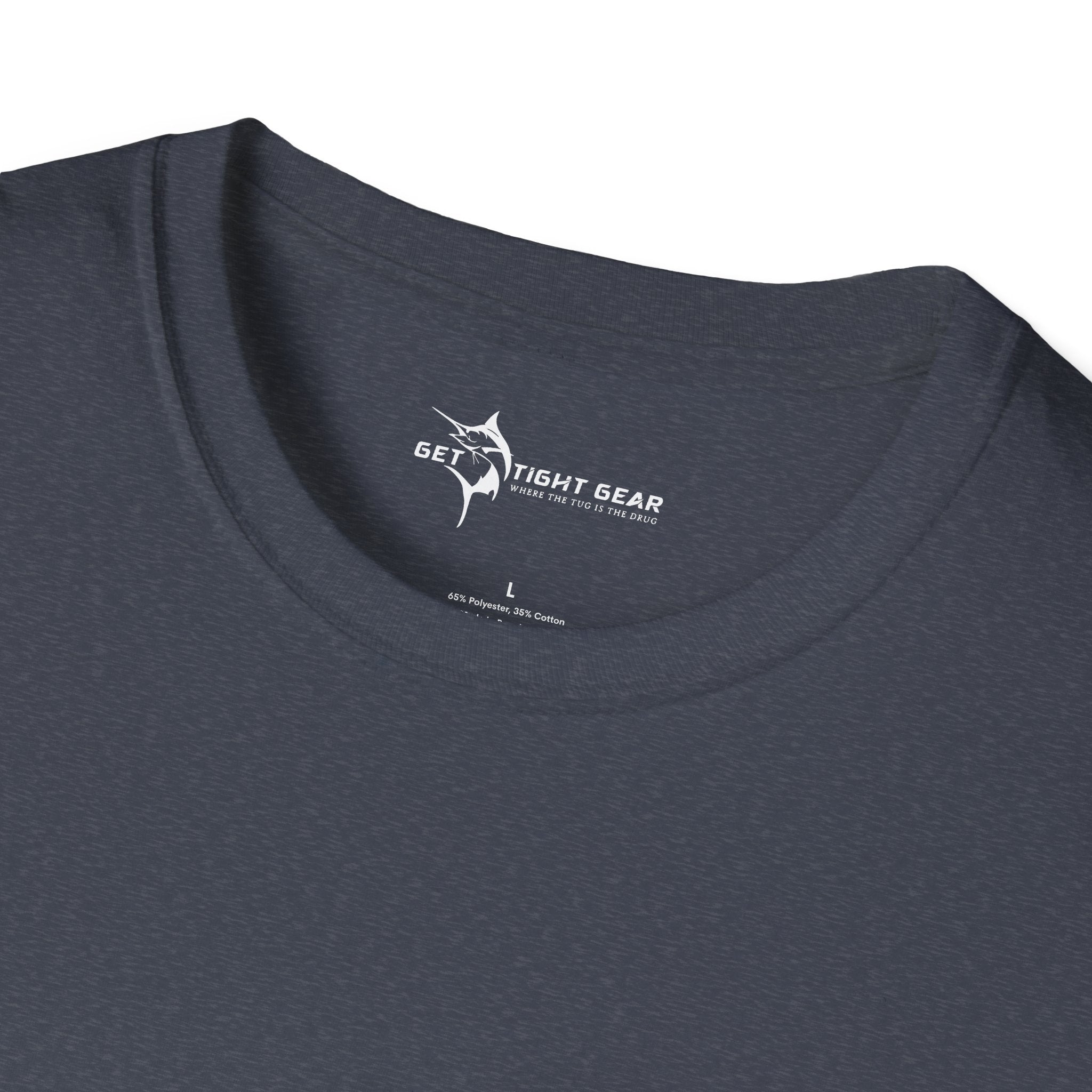 The Tug Is The Drug™ Fishing Enthusiast Unisex Softstyle T-Shirt | Coastal Vibes, Gift for Fishermen, Casual Wear, Outdoor Apparel, Beach Day - Get Tight Gear
