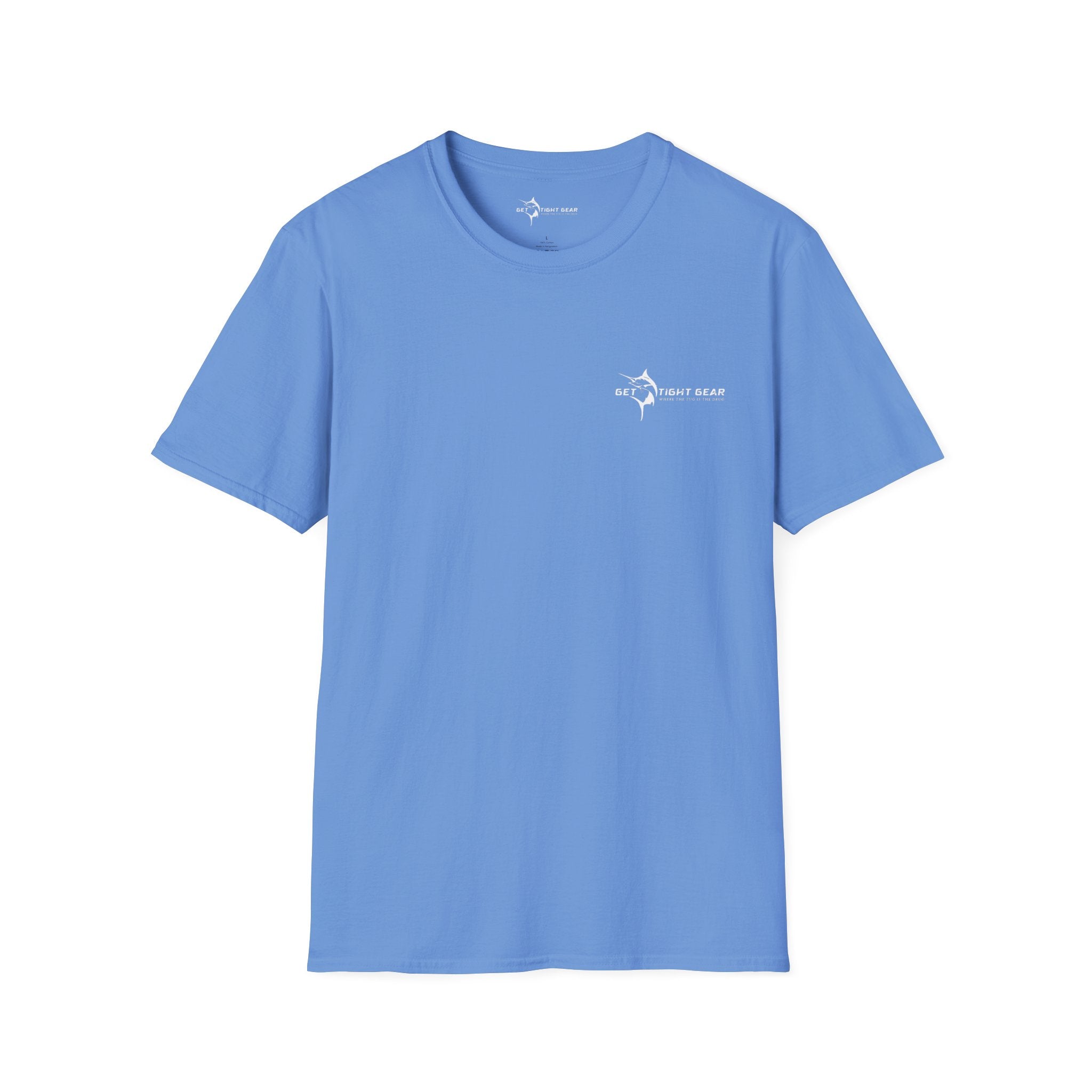 The Tug Is The Drug™ Fishing Enthusiast Unisex Softstyle T-Shirt | Coastal Vibes, Gift for Fishermen, Casual Wear, Outdoor Apparel, Beach Day - Get Tight Gear