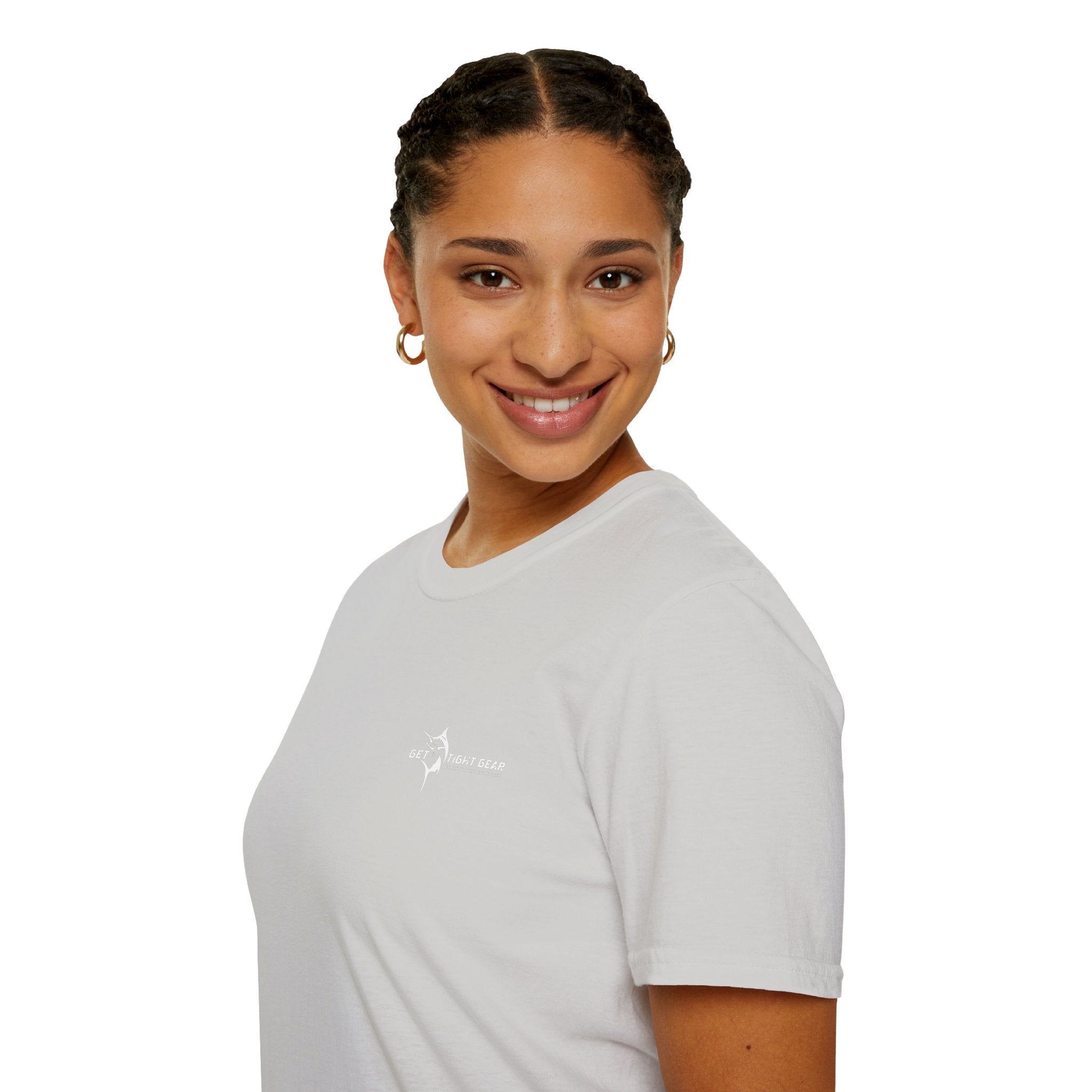 The Tug Is The Drug™ Fishing Enthusiast Unisex Softstyle T-Shirt | Coastal Vibes, Gift for Fishermen, Casual Wear, Outdoor Apparel, Beach Day - Get Tight Gear
