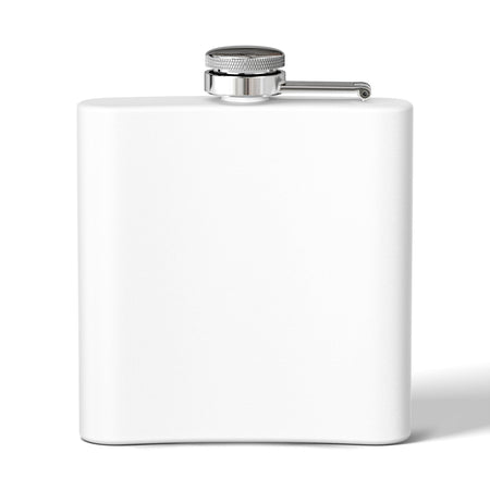 The Tug is the Drug™ Fishing - Themed Stainless Steel Flask - 6oz Outdoor Drinkware - Get Tight Gear