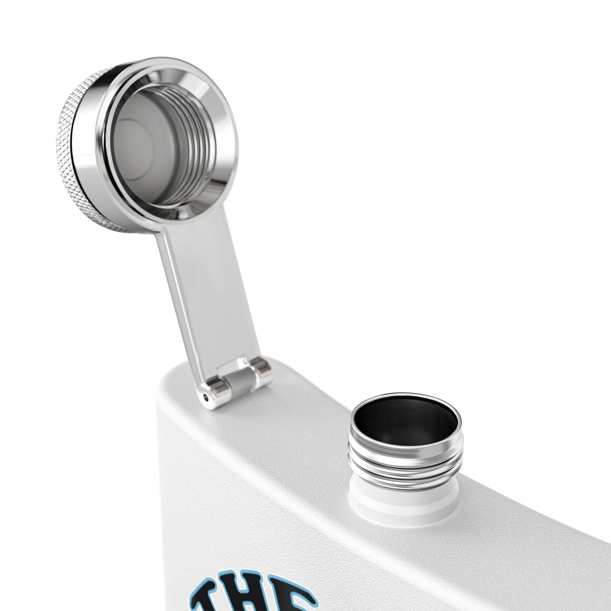 The Tug is the Drug™ Fishing - Themed Stainless Steel Flask - 6oz Outdoor Drinkware - Get Tight Gear