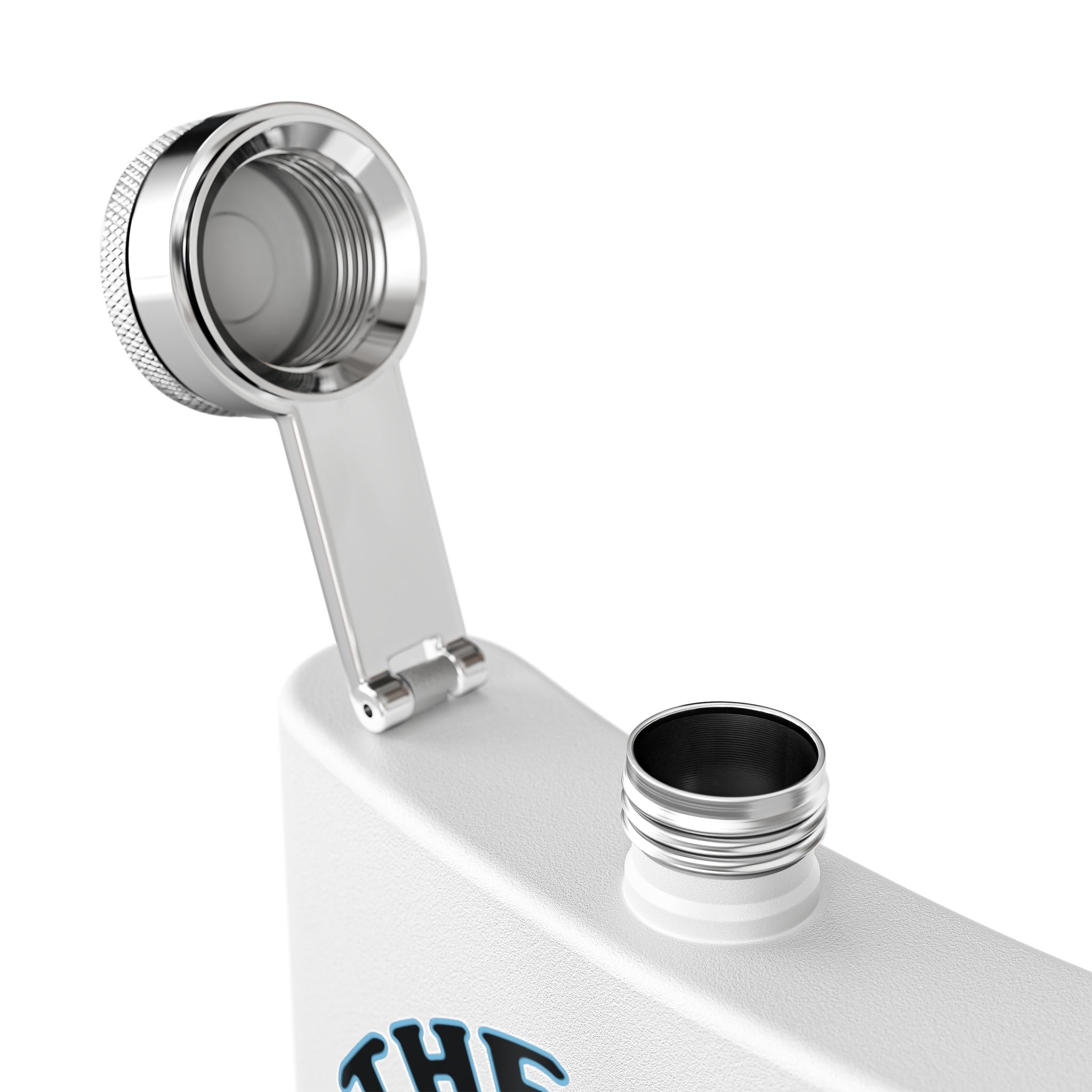 The Tug is the Drug™ Fishing - Themed Stainless Steel Flask - 6oz Outdoor Drinkware - Get Tight Gear