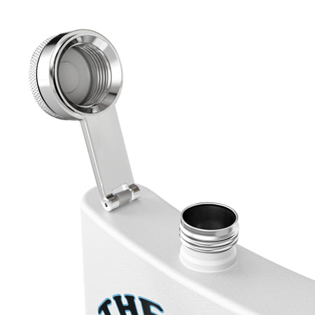 The Tug is the Drug™ Fishing - Themed Stainless Steel Flask - 6oz Outdoor Drinkware - Get Tight Gear